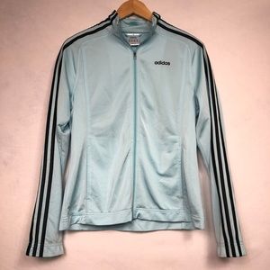 Adidas Track Jacket Light Blue sz M